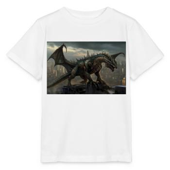 Dragon 3 - T-shirt bio MINI CREATOR Stanley/Stella Enfant - blanc - Devant - Maike (125cm)