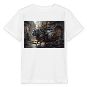 Cité des rats - T-shirt bio MINI CREATOR Stanley/Stella Enfant - blanc - Devant - Maike (125cm)