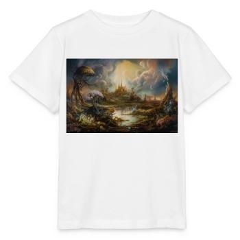 Cadeau Epic Fantasyland 1 - T-shirt bio MINI CREATOR Stanley/Stella Enfant - blanc - Devant - Maike (125cm)