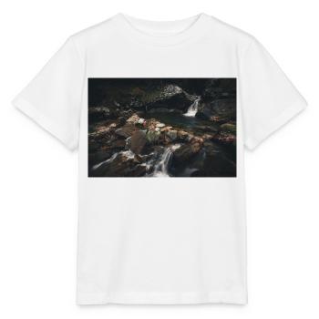 Mauvaise humeur sombre longue exposition - T-shirt bio MINI CREATOR Stanley/Stella Enfant - blanc - Devant - Maike (125cm)