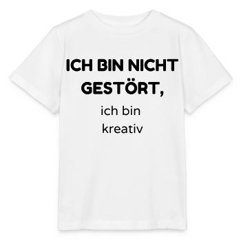 gestört - Stanley/Stella Kinder T-Shirt MINI CREATOR  - Weiß - Vorne - Maike (125cm)