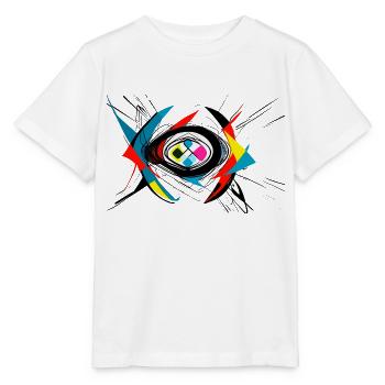 Explosion of colors - Stanley/Stella MINI CREATOR Kids’ T-Shirt - white - Front - Maike (125cm)