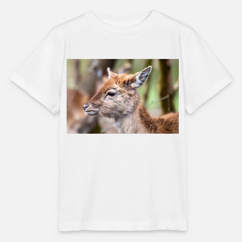 Damhirsch Damwild Dama - Stanley/Stella Kinder T-Shirt MINI CREATOR  - Weiß