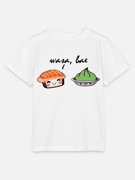 wasa, bae Sushi Wasabi - Stanley/Stella Kinder T-Shirt MINI CREATOR  - Weiß