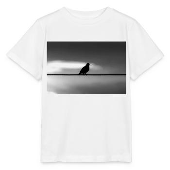 Taube - Stanley/Stella Kinder T-Shirt MINI CREATOR  - Weiß - Vorne - Maike (125cm)
