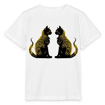 cats - Stanley/Stella Kinder T-Shirt MINI CREATOR  - Weiß - Vorne - Maike (125cm)