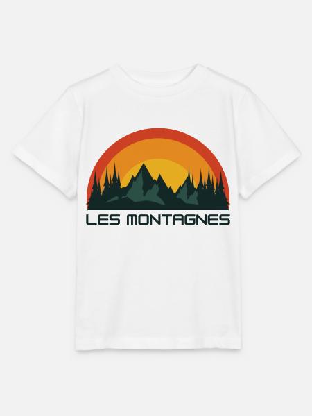 Die Berge. - Stanley/Stella Kinder T-Shirt MINI CREATOR - Weiß