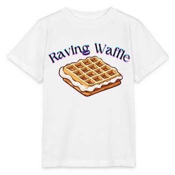 Raving Waffle Party - Stanley/Stella MINI CREATOR Kids’ T-Shirt - white - Front - Maike (125cm)