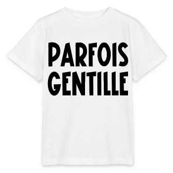 parfois gentille - T-shirt bio MINI CREATOR Stanley/Stella Enfant - blanc - Devant - Maike (125cm)
