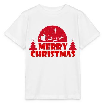 Frohe Weihnachten - Stanley/Stella Kinder T-Shirt MINI CREATOR  - Weiß - Vorne - Maike (125cm)