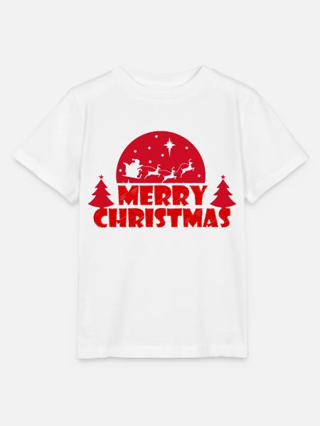 Frohe Weihnachten - Stanley/Stella Kinder T-Shirt MINI CREATOR  - Weiß