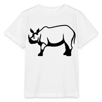Nashorn - Stanley/Stella Kinder T-Shirt MINI CREATOR  - Weiß - Vorne - Maike (125cm)