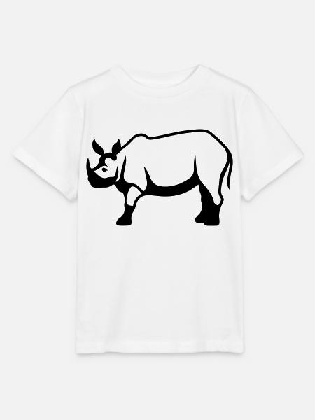 Nashorn - Stanley/Stella Kinder T-Shirt MINI CREATOR - Weiß