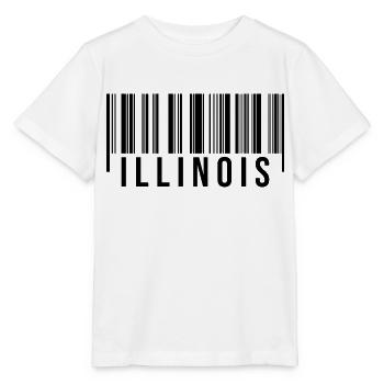 Illinois Barcode - Stanley/Stella MINI CREATOR Kids’ T-Shirt - white - Front - Maike (125cm)