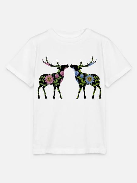 Hirsch - Stanley/Stella Kinder T-Shirt MINI CREATOR - Weiß