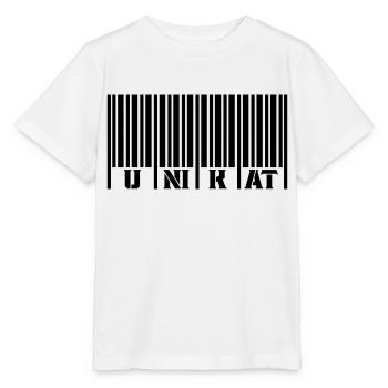 Code-barres unique - T-shirt bio MINI CREATOR Stanley/Stella Enfant - blanc - Devant - Maike (125cm)