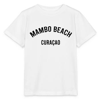 Mambo Beach - Curacao - Dutch Caribbean - Karibik - Stanley/Stella Kinder T-Shirt MINI CREATOR  - Weiß - Vorne - Maike (125cm)