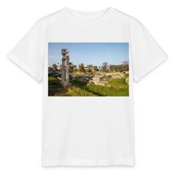 ruins of the Ancient Agora of Kos in Kos City Kos - Stanley/Stella MINI CREATOR Kids’ T-Shirt - white - Front - Maike (125cm)