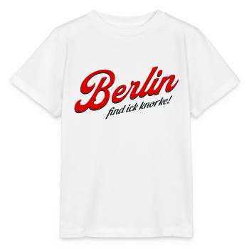 Berlin find ick knorke - Deutschland - Germany - Stanley/Stella Kinder T-Shirt MINI CREATOR  - Weiß - Vorne - Maike (125cm)