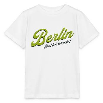 Berlin find ick knorke - Deutschland - Germany - Stanley/Stella Kinder T-Shirt MINI CREATOR  - Weiß - Vorne - Maike (125cm)