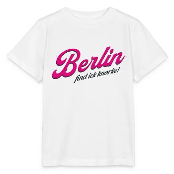 Berlin find ick knorke - Deutschland - Germany - Stanley/Stella Kinder T-Shirt MINI CREATOR  - Weiß - Vorne - Maike (125cm)