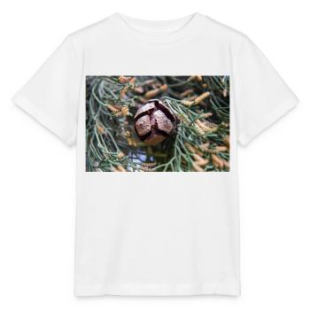 Cyprès d’Italie aussi cyprès de Méditerranée - T-shirt bio MINI CREATOR Stanley/Stella Enfant - blanc - Devant - Maike (125cm)
