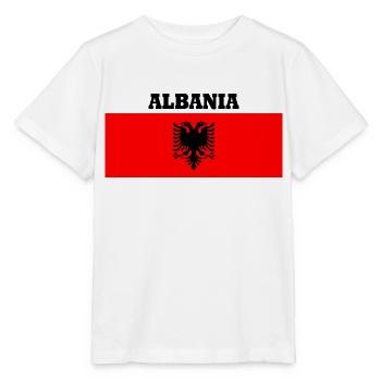 Albanie - albanie - T-shirt bio MINI CREATOR Stanley/Stella Enfant - blanc - Devant - Maike (125cm)