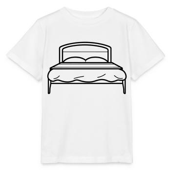 lit - T-shirt bio MINI CREATOR Stanley/Stella Enfant - blanc - Devant - Maike (125cm)