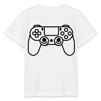 manette de jeux vidéo - T-shirt bio MINI CREATOR Stanley/Stella Enfant - blanc - Devant - Maike (125cm)