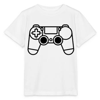 manette de jeux vidéo - T-shirt bio MINI CREATOR Stanley/Stella Enfant - blanc - Devant - Maike (125cm)