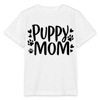 puppy dog - Stanley/Stella MINI CREATOR Kids’ T-Shirt - white - Front - Maike (125cm)