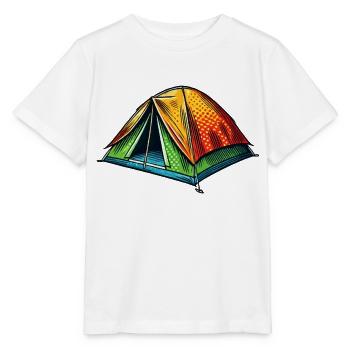 tente - T-shirt bio MINI CREATOR Stanley/Stella Enfant - blanc - Devant - Maike (125cm)