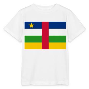 République centrafricaine - T-shirt bio MINI CREATOR Stanley/Stella Enfant - blanc - Devant - Maike (125cm)