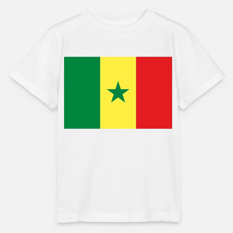 Sénégal - T-shirt bio MINI CREATOR Stanley/Stella Enfant - blanc