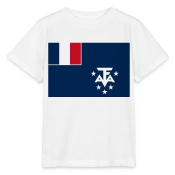 French Southern and Antarctic Territories - Stanley/Stella MINI CREATOR Kids’ T-Shirt - white - Front - Maike (125cm)