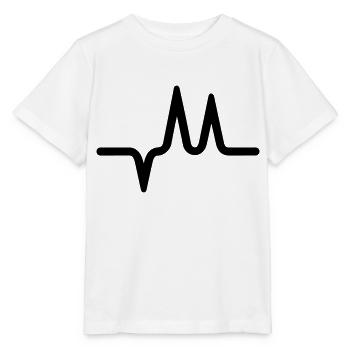 Puls, Herzschlag - Stanley/Stella Kinder T-Shirt MINI CREATOR  - Weiß - Vorne - Maike (125cm)