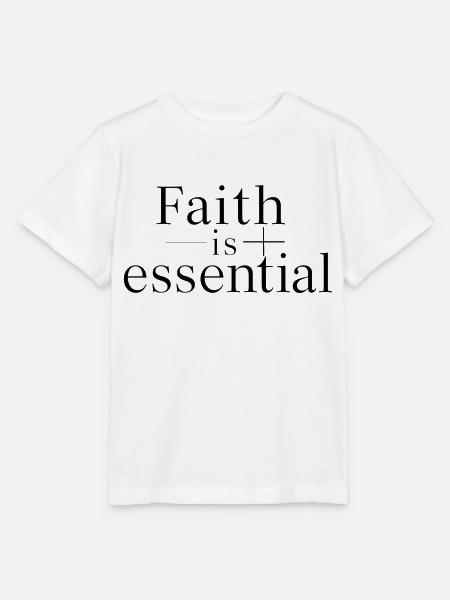 Glaube ist essenziell - Stanley/Stella Kinder T-Shirt MINI CREATOR - Weiß