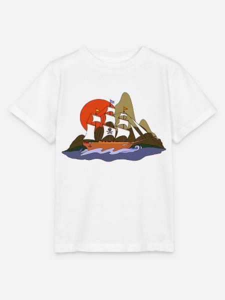 Segelschiff - Stanley/Stella Kinder T-Shirt MINI CREATOR  - Weiß