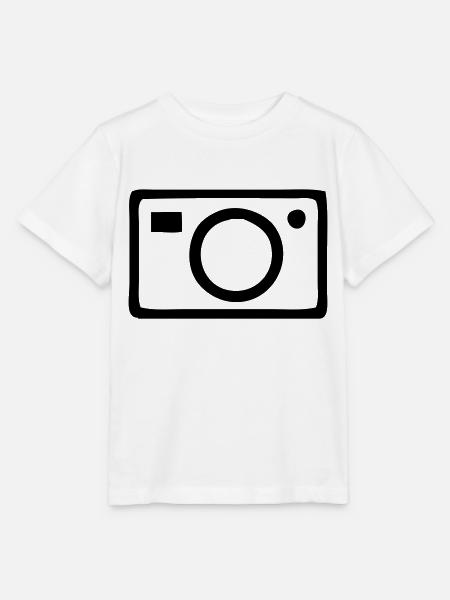 Kamera - Stanley/Stella Kinder T-Shirt MINI CREATOR - Weiß