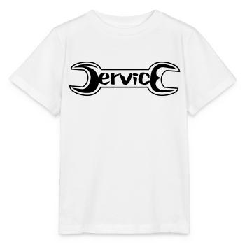 service - Stanley/Stella Kinder T-Shirt MINI CREATOR  - Weiß - Vorne - Maike (125cm)