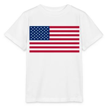 usa - Stanley/Stella Kinder T-Shirt MINI CREATOR  - Weiß - Vorne - Maike (125cm)