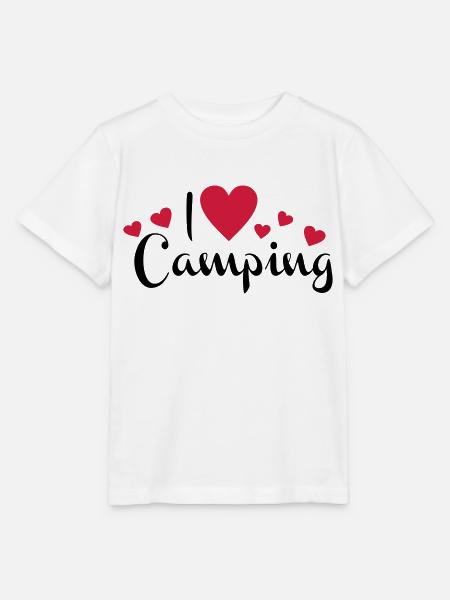 camping - Stanley/Stella Kinder T-Shirt MINI CREATOR - Weiß
