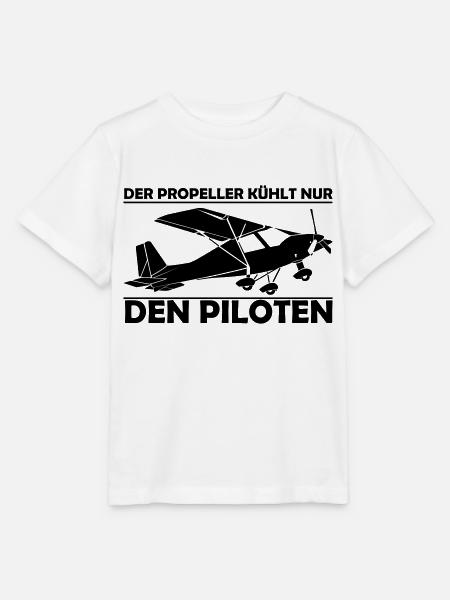 C42 Ultraleichtflugzeug Geschenk - Stanley/Stella Kinder T-Shirt MINI CREATOR - Weiß
