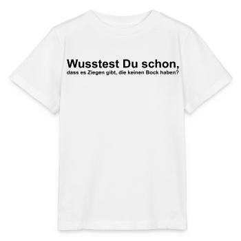 Ziegen die keinen Bock haben - Stanley/Stella Kinder T-Shirt MINI CREATOR  - Weiß - Vorne - Maike (125cm)