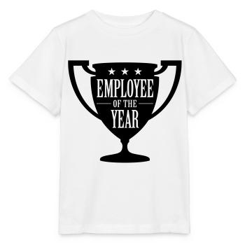 Employee of the Year! - Stanley/Stella MINI CREATOR Kids’ T-Shirt - white - Front - Maike (125cm)