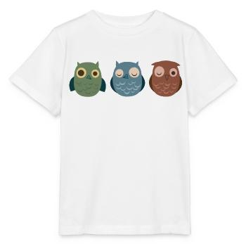 Chouette - T-shirt bio MINI CREATOR Stanley/Stella Enfant - blanc - Devant - Maike (125cm)