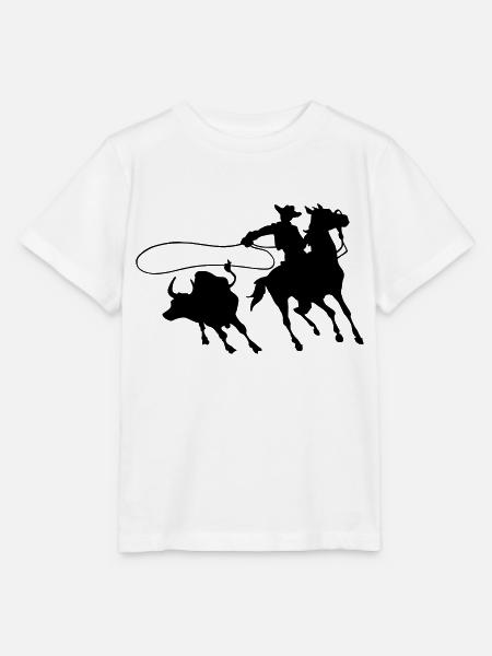 Cowboy - Stanley/Stella Kinder T-Shirt MINI CREATOR - Weiß