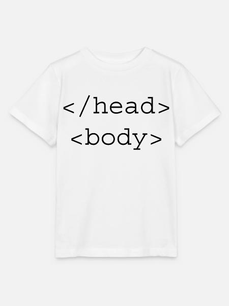 HTML Girl - Stanley/Stella Kinder T-Shirt MINI CREATOR - Weiß