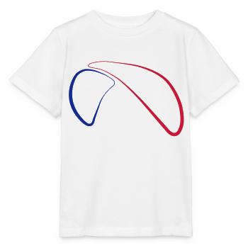 Paragliding Logo 2a - Stanley/Stella MINI CREATOR Kids’ T-Shirt - white - Front - Maike (125cm)