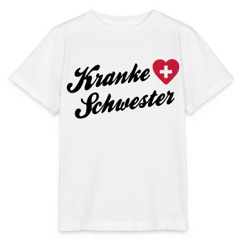 kranke schwester - Krankenschwester - Karnevall - Stanley/Stella Kinder T-Shirt MINI CREATOR  - Weiß - Vorne - Maike (125cm)